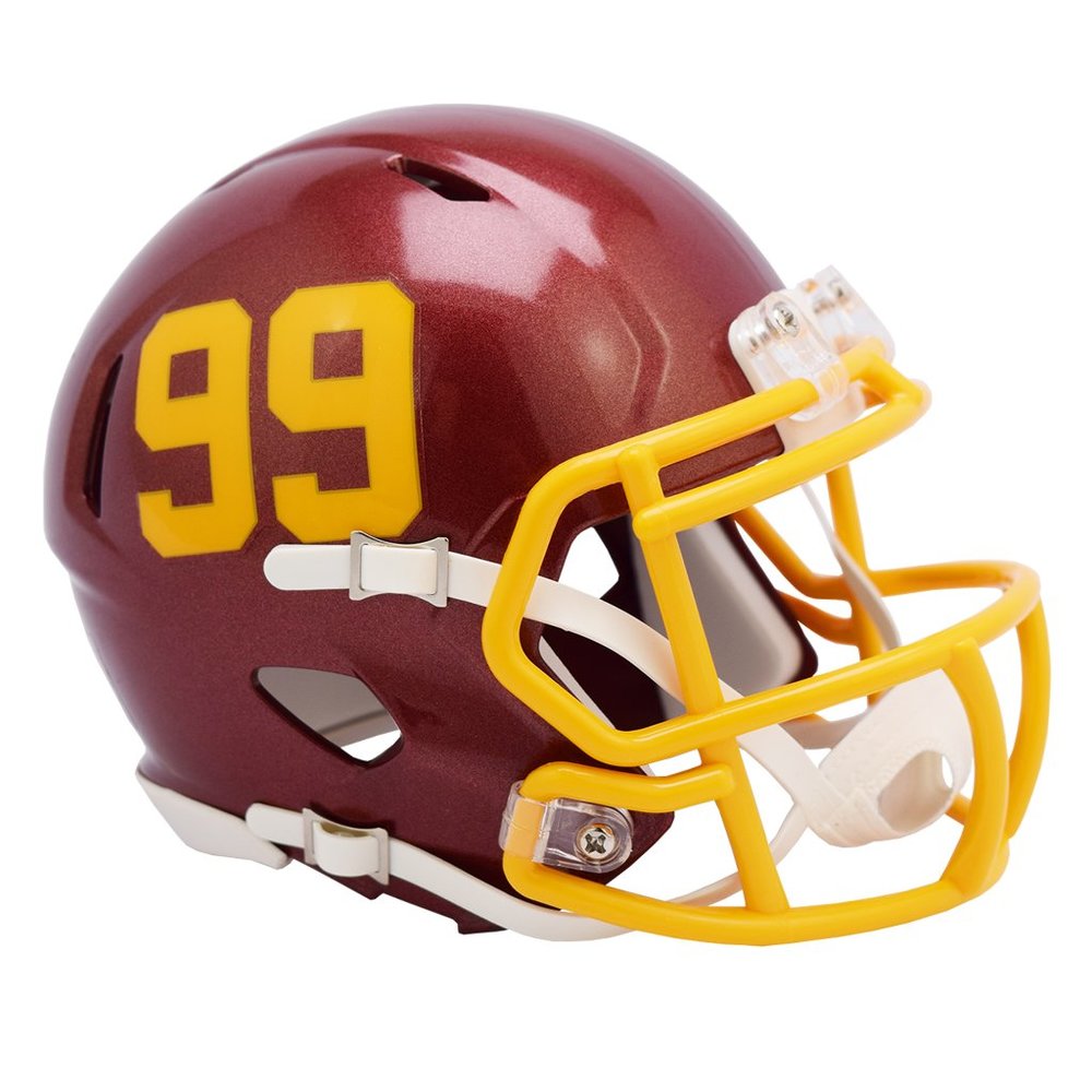 Chase Young Washington Commanders Fanatics Authentic #99 Speed Mini Helmet